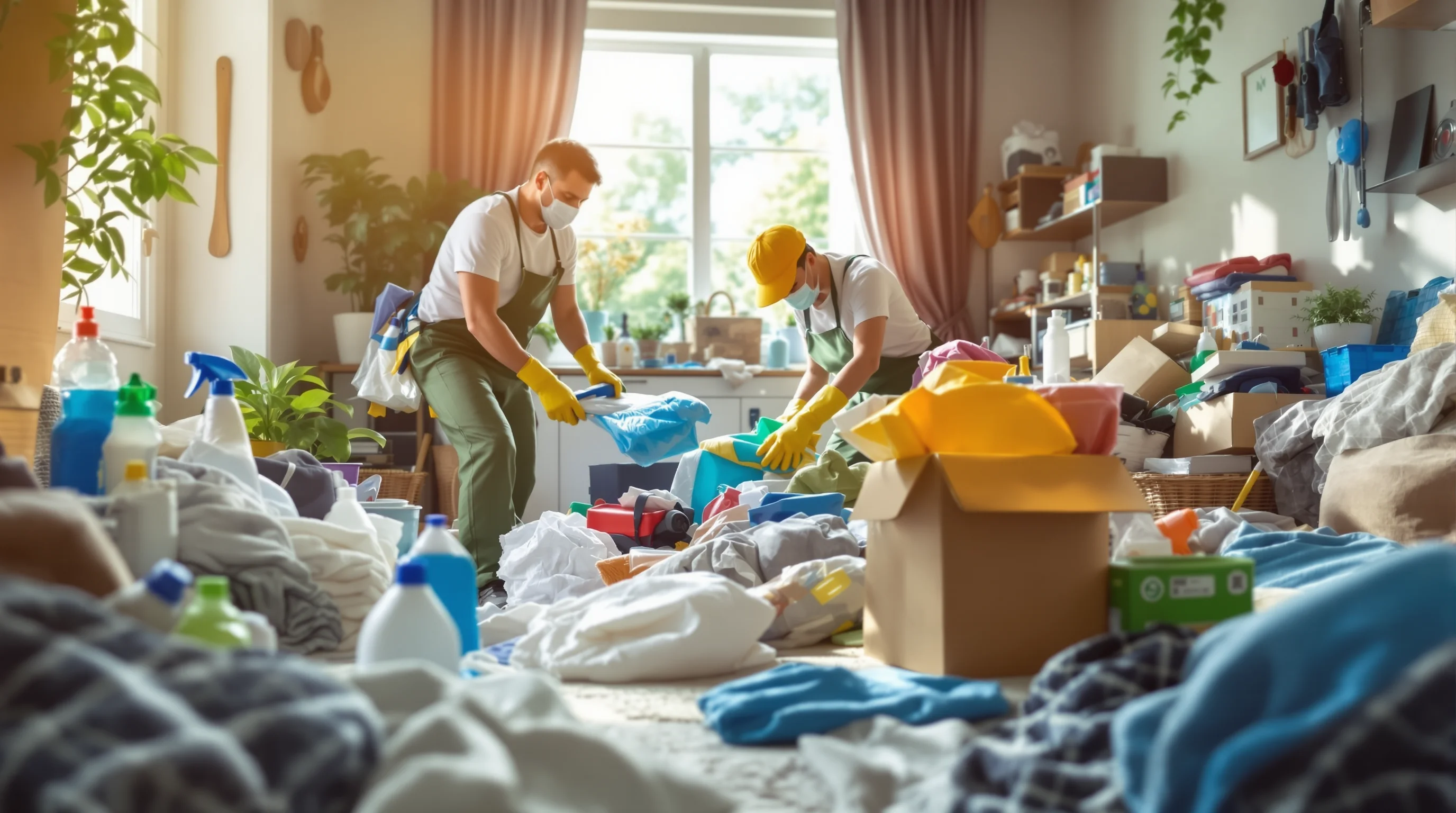 Le service débarras inclut-il le nettoyage ?