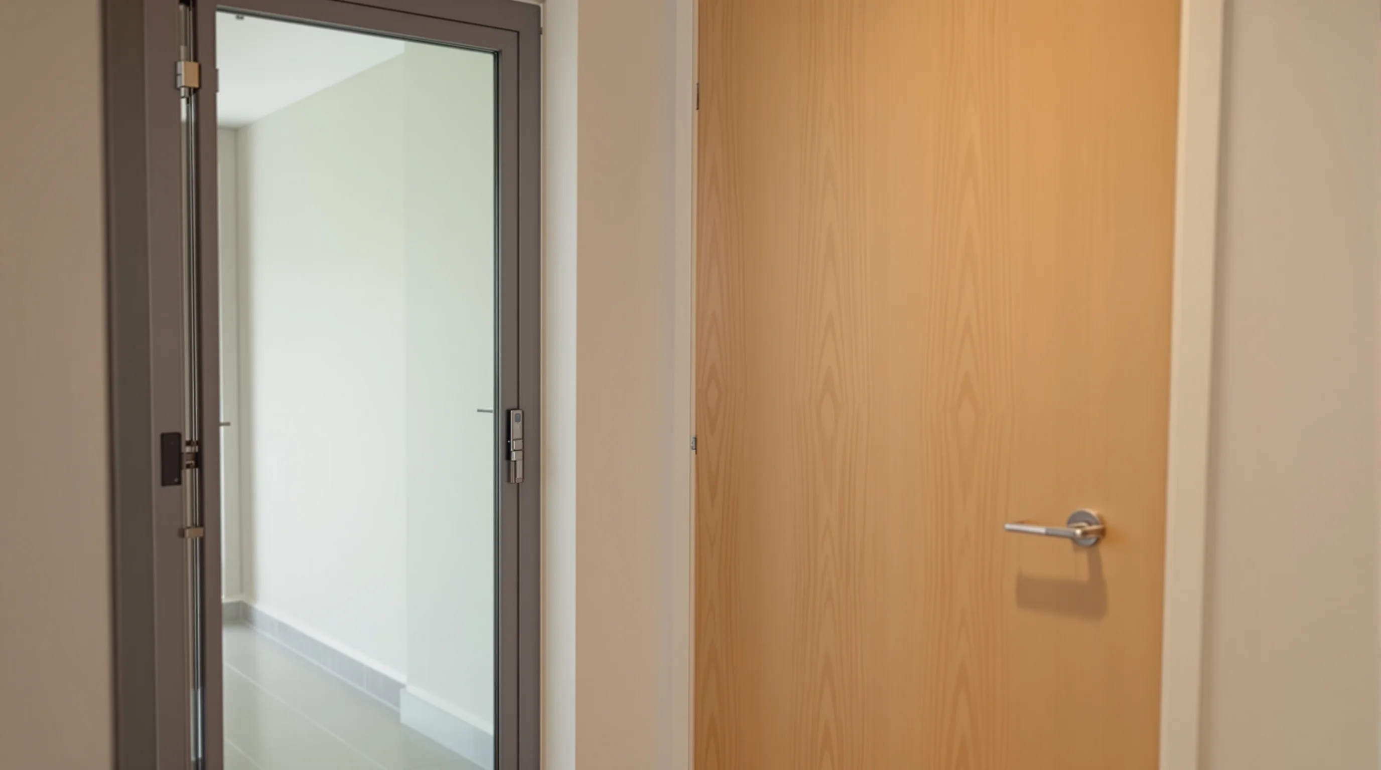 Sur quelle type de porte peut-on installer une serrure à gache électrique ?